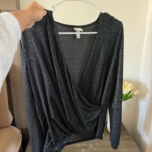 A New Day Long Sleeve Sparkle Shirt – Size XS